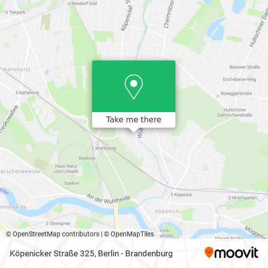 Карта Köpenicker Straße 325