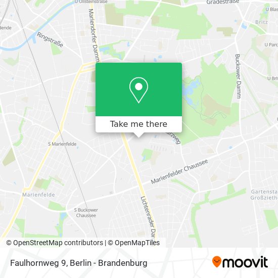 Faulhornweg 9 map