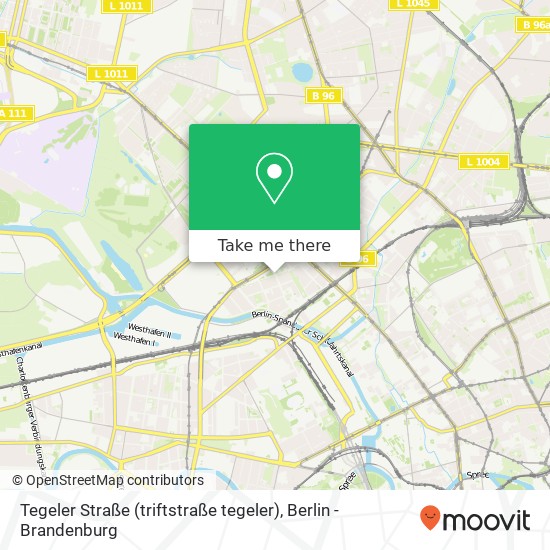 Tegeler Straße (triftstraße tegeler), Wedding, 13353 Berlin map