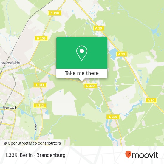L339, 16356 Ahrensfelde map