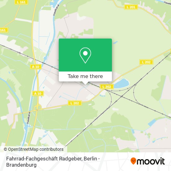 Fahrrad-Fachgeschäft Radgeber map