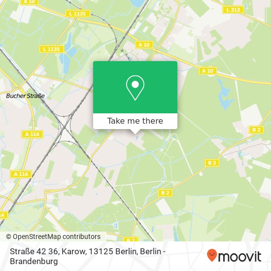 Straße 42 36, Karow, 13125 Berlin map