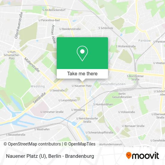 Карта Nauener Platz (U)
