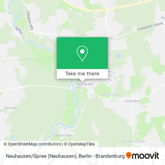 Карта Neuhausen/Spree