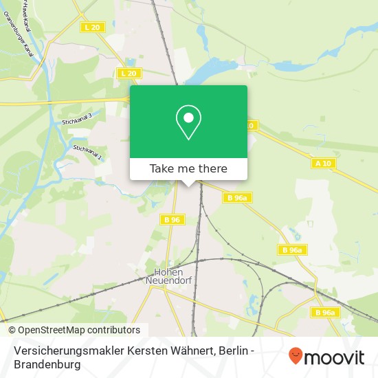 Карта Versicherungsmakler Kersten Wähnert, Weimarer Straße 7