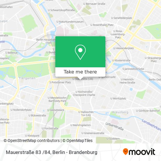 Mauerstraße 83 /84 map