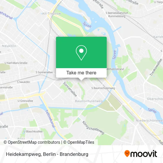 Карта Heidekampweg