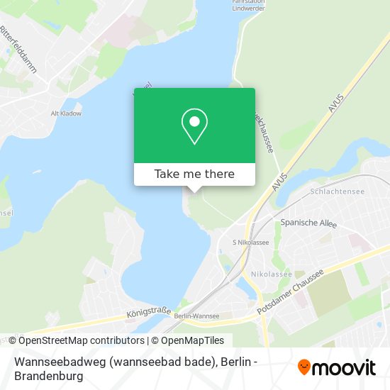 Wannseebadweg (wannseebad bade) map