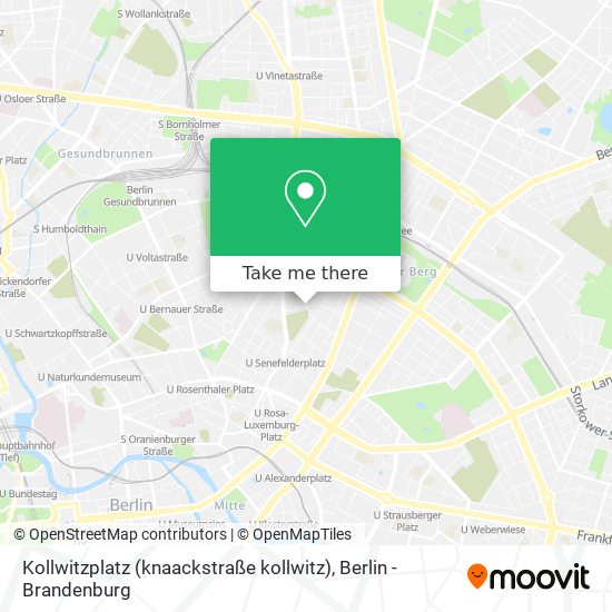 Kollwitzplatz (knaackstraße kollwitz) map