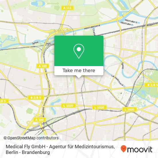 Medical Fly GmbH - Agentur für Medizintourismus, Behaimstraße 21 map