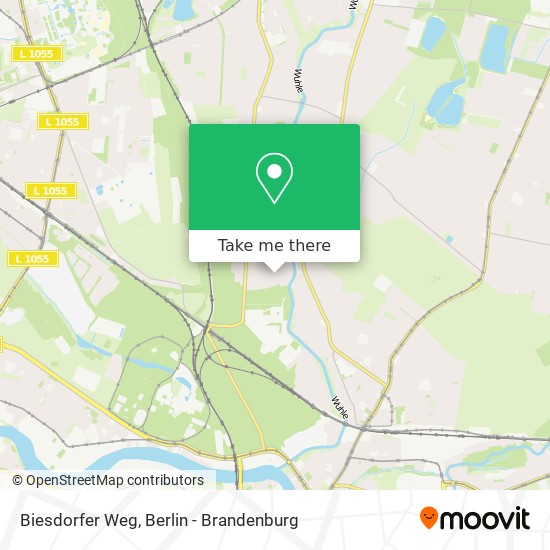 Biesdorfer Weg map
