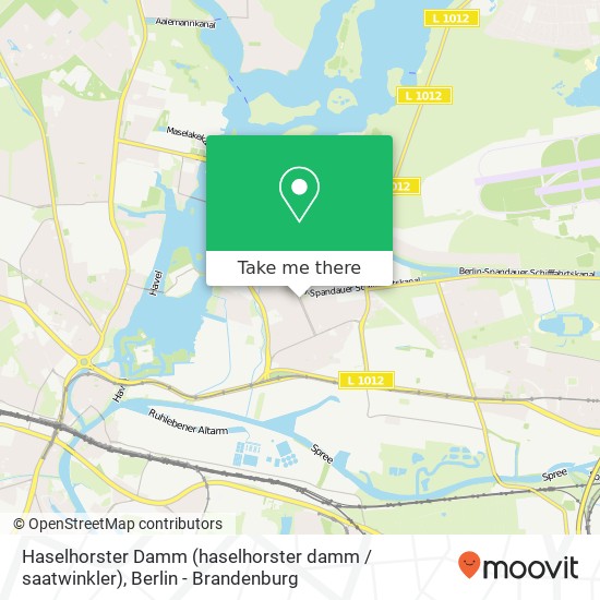 Haselhorster Damm (haselhorster damm / saatwinkler), Haselhorst, 13599 Berlin map