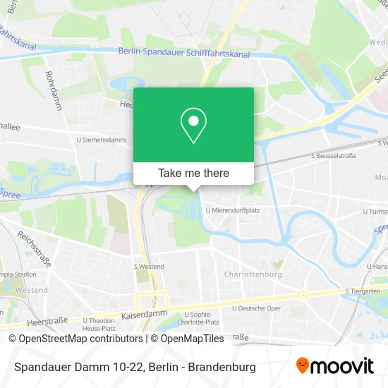 Карта Spandauer Damm 10-22