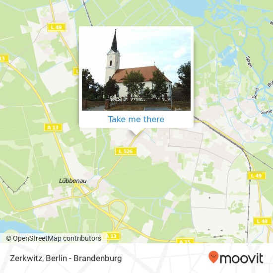 Zerkwitz map