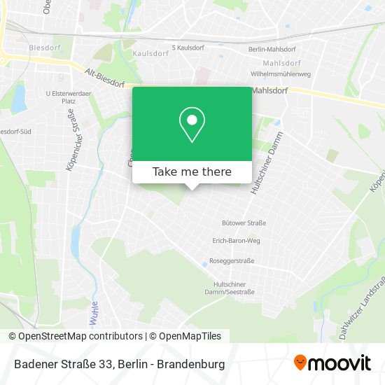 Badener Straße 33 map