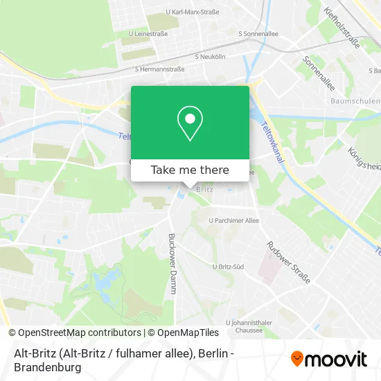 Карта Alt-Britz (Alt-Britz / fulhamer allee)