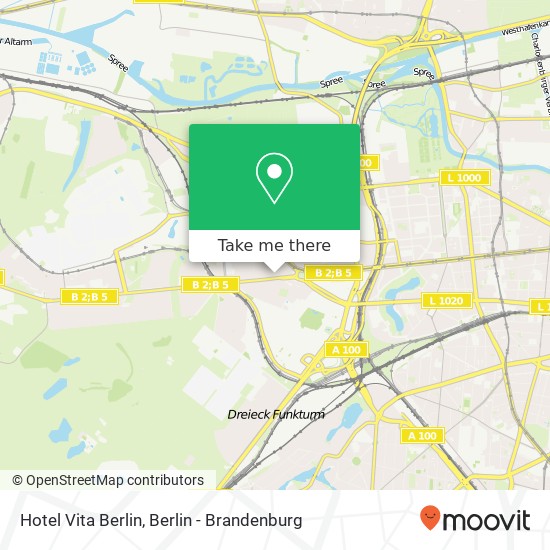 Hotel Vita Berlin, Heerstraße map