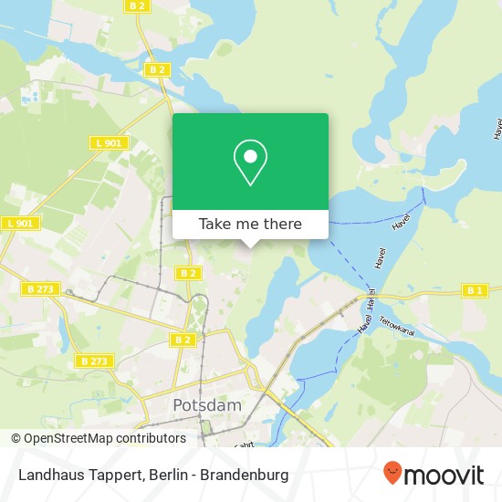 Landhaus Tappert map