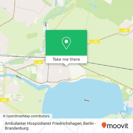 Ambulanter Hospizdienst Friedrichshagen map
