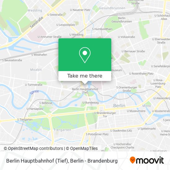 Berlin Hauptbahnhof (Tief) map