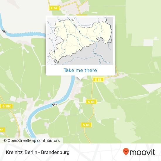 Карта Kreinitz