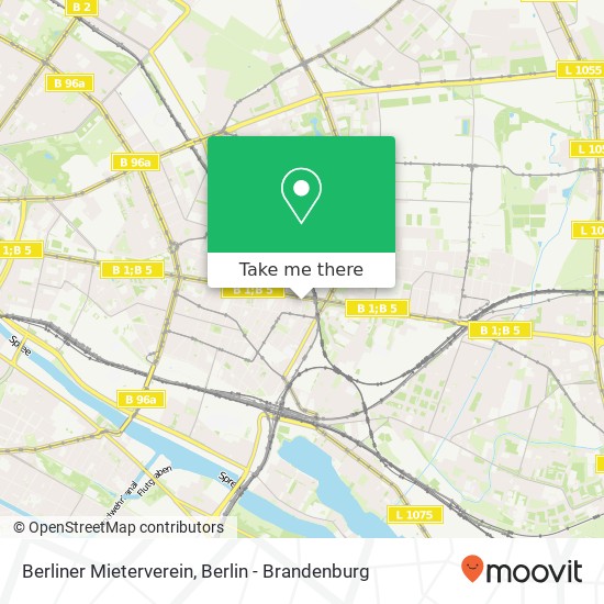 Berliner Mieterverein map