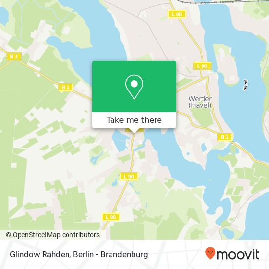 Glindow Rahden map