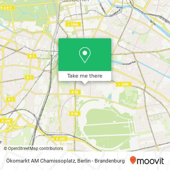 Карта Ökomarkt AM Chamissoplatz