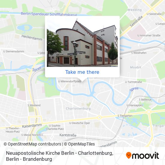 Neuapostolische Kirche Berlin - Charlottenburg map