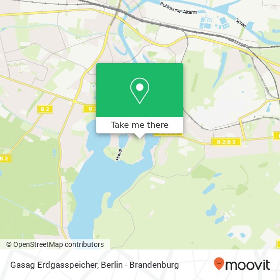 Gasag Erdgasspeicher map