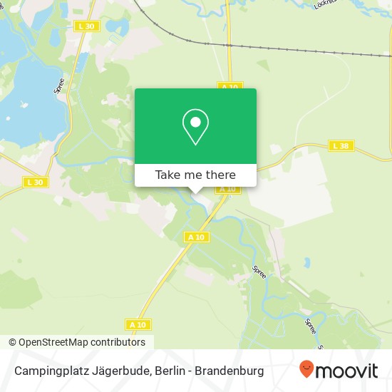 Campingplatz Jägerbude map