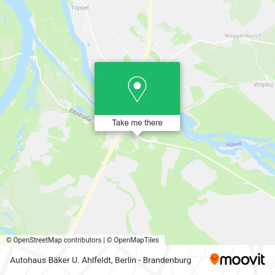 Карта Autohaus Bäker U. Ahlfeldt