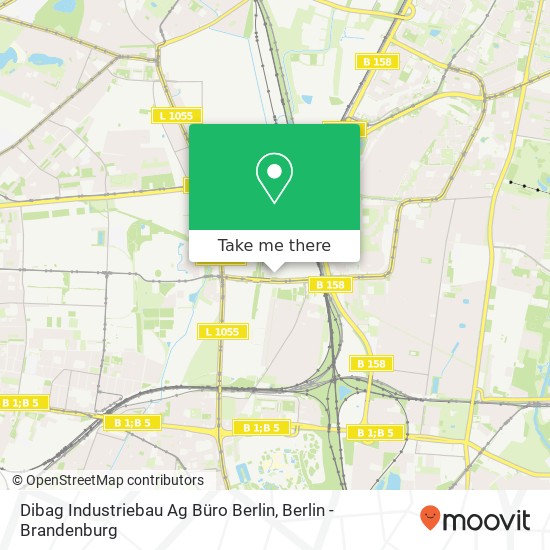 Dibag Industriebau Ag Büro Berlin map