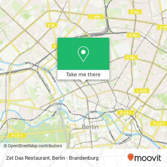 Zet Das Restaurant map