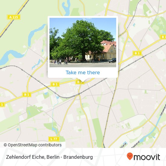 Карта Zehlendorf Eiche