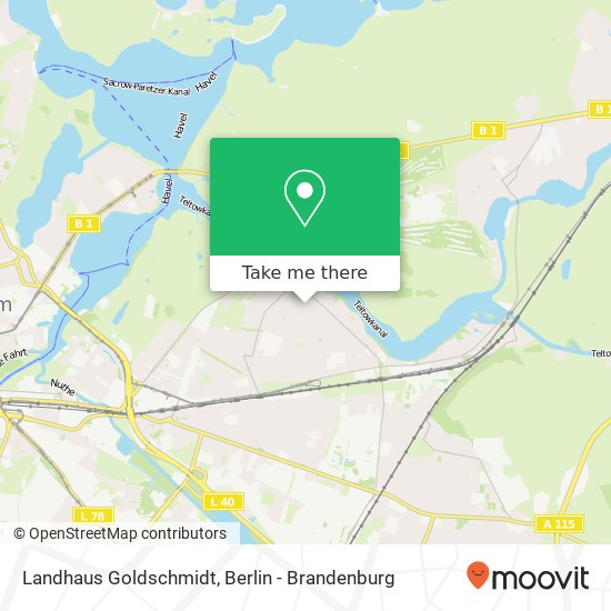 Карта Landhaus Goldschmidt