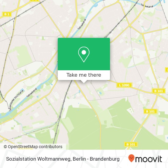 Sozialstation Woltmannweg map