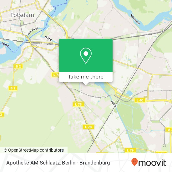 Карта Apotheke AM Schlaatz