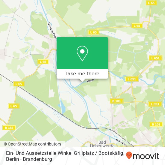 Ein- Und Aussetzstelle Winkel Grillplatz / Bootskäfig map