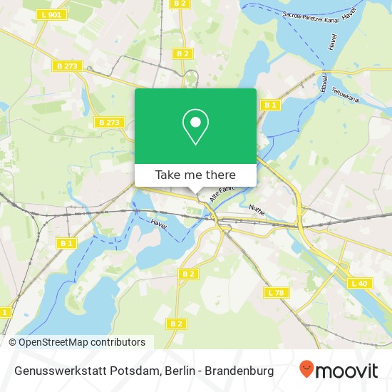 Genusswerkstatt Potsdam map