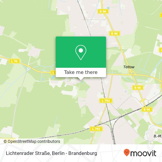 Lichtenrader Straße map