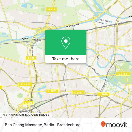 Ban Chang Massage map