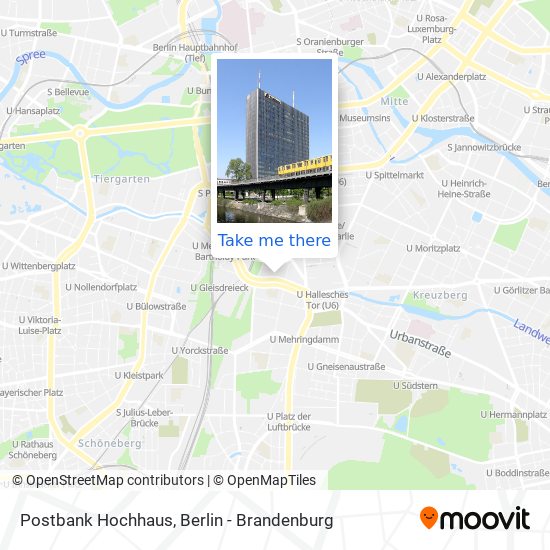 Postbank Hochhaus map