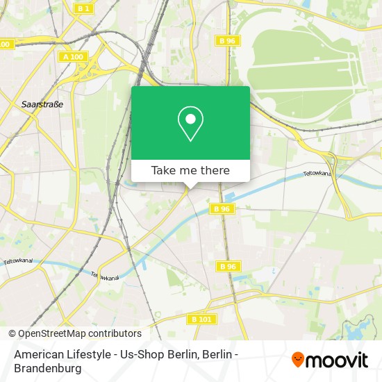 Карта American Lifestyle - Us-Shop Berlin