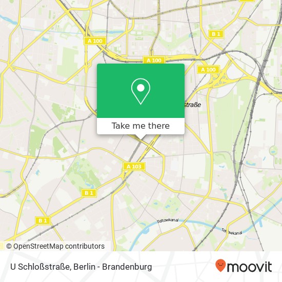 U Schloßstraße map