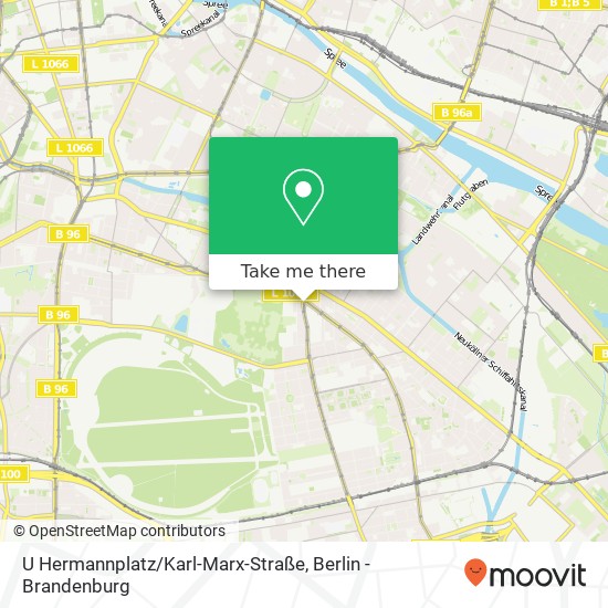 U Hermannplatz / Karl-Marx-Straße map