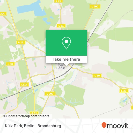 Külz-Park map