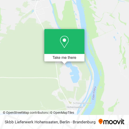 Карта Skbb Lieferwerk Hohensaaten