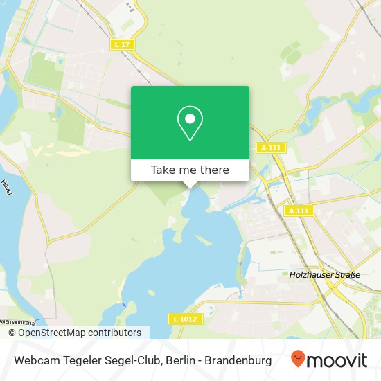Webcam Tegeler Segel-Club map