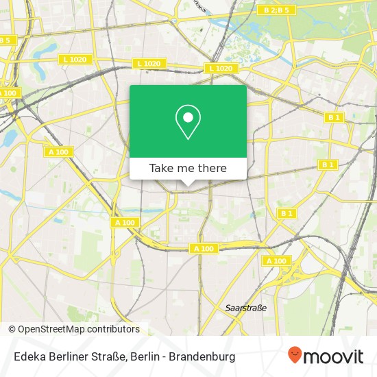 Edeka Berliner Straße map